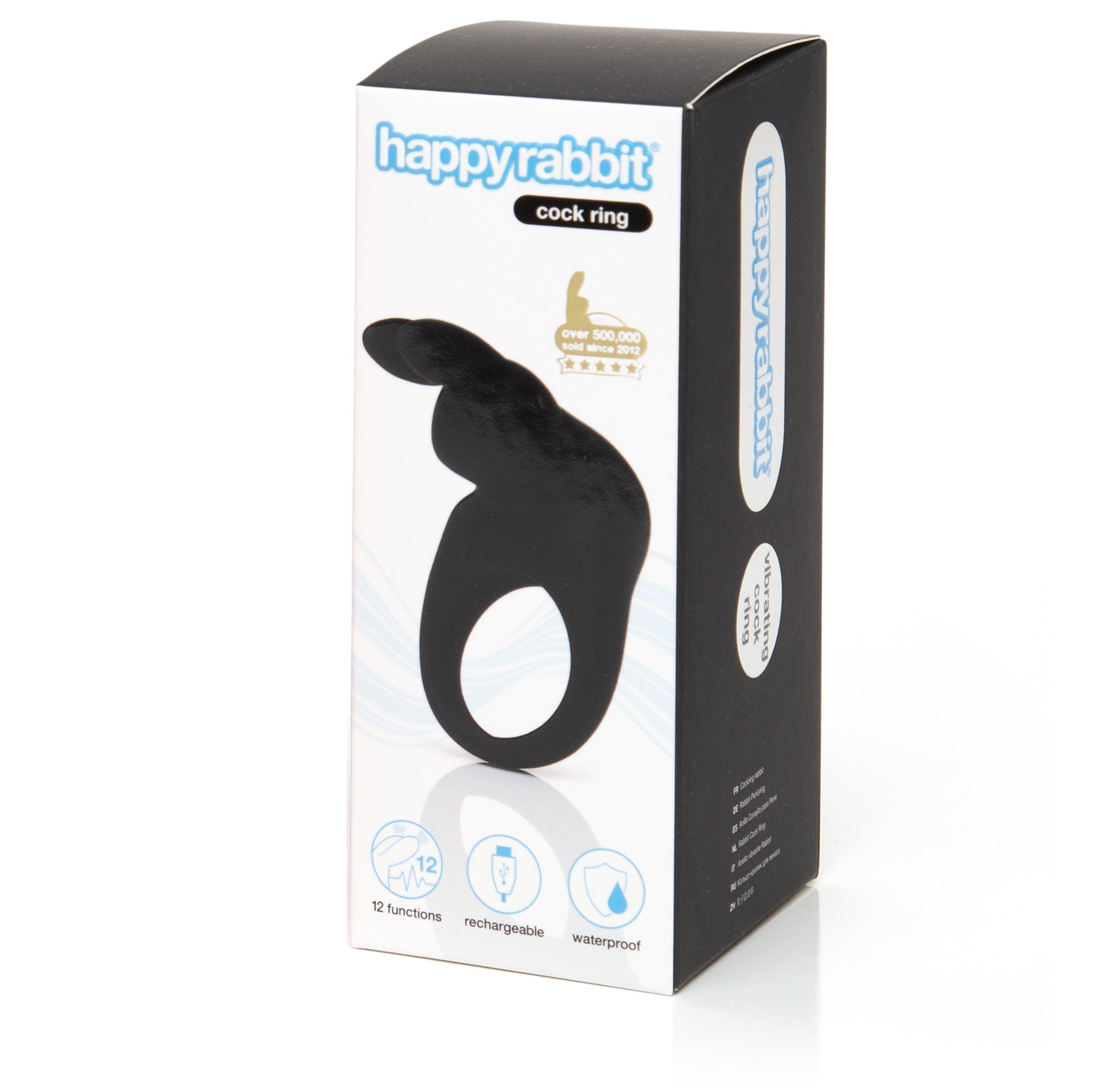 Happy Rabbit – Rabbit Penisring – Wiederaufladbar Vibrierend – Rosa