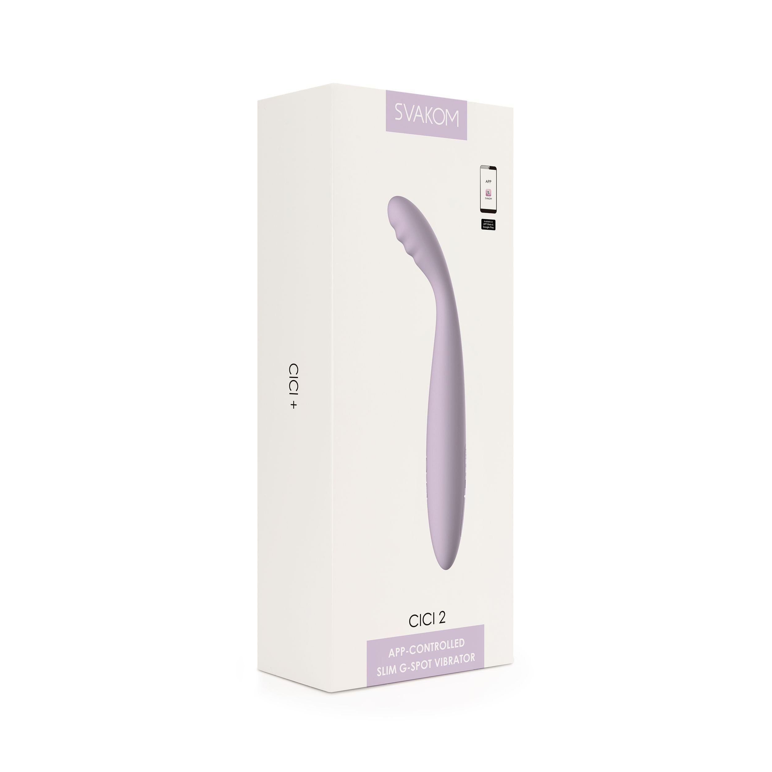 SVAKOM - Cici 2 Flexibler G-Punkt-Vibrator - Lavendel