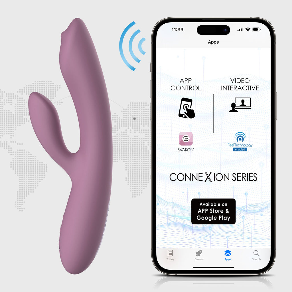 SVAKOM - Trysta Neo Rabbit Vibrator G-Spot - Rosa