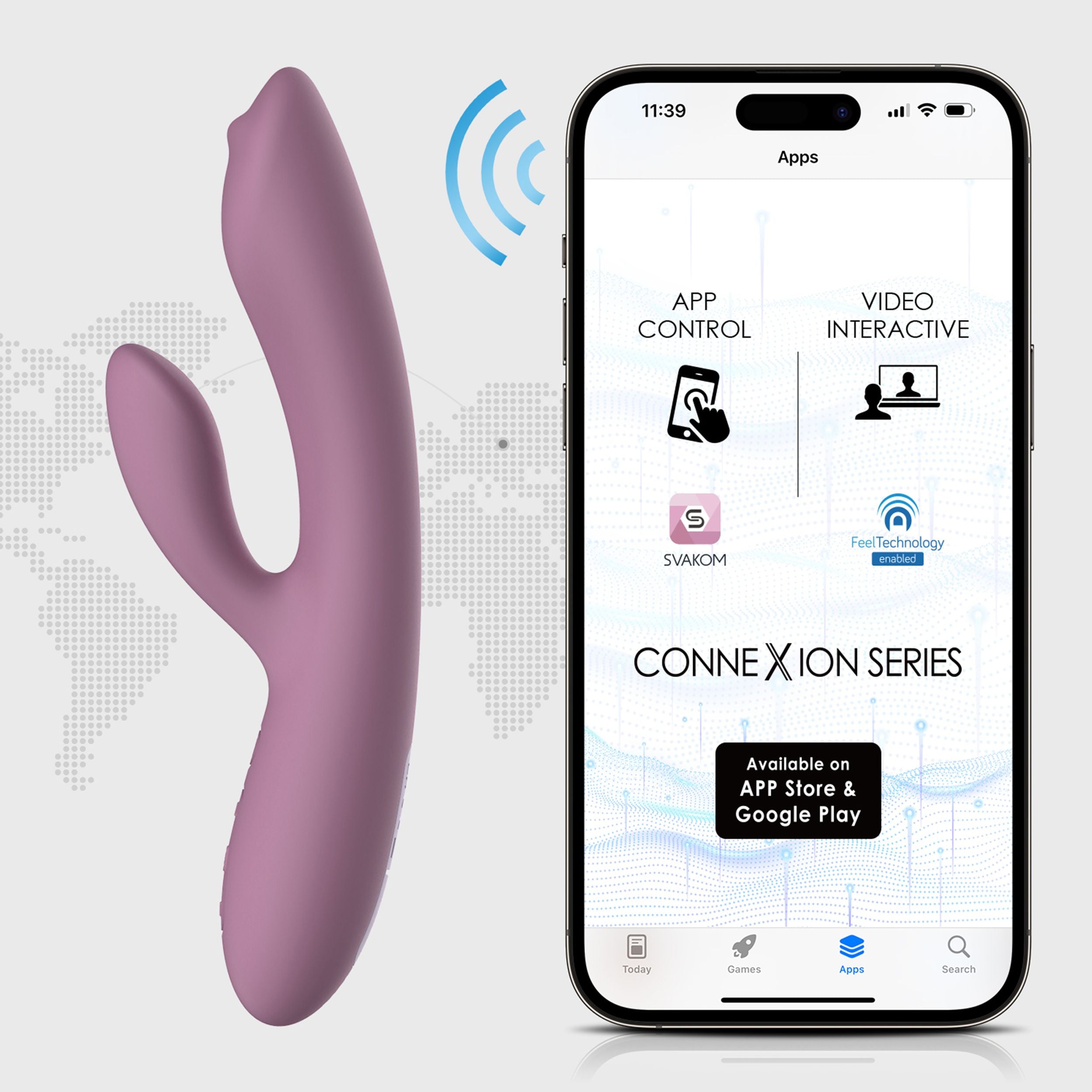 SVAKOM - Trysta Neo Rabbit Vibrator G-Spot - Rosa