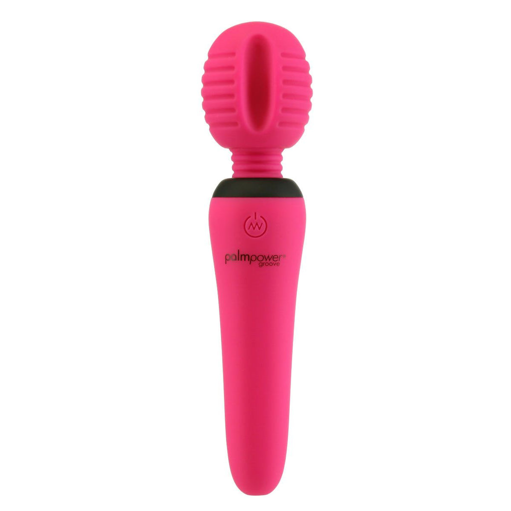 PalmPower - Groove Mini Wand Massager - Fuchsia