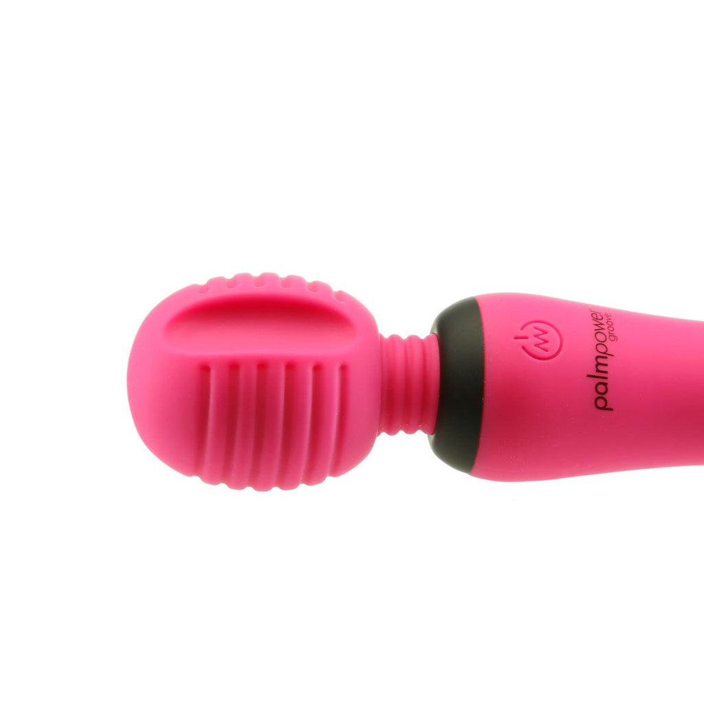 PalmPower - Groove Mini Wand Massager - Fuchsia
