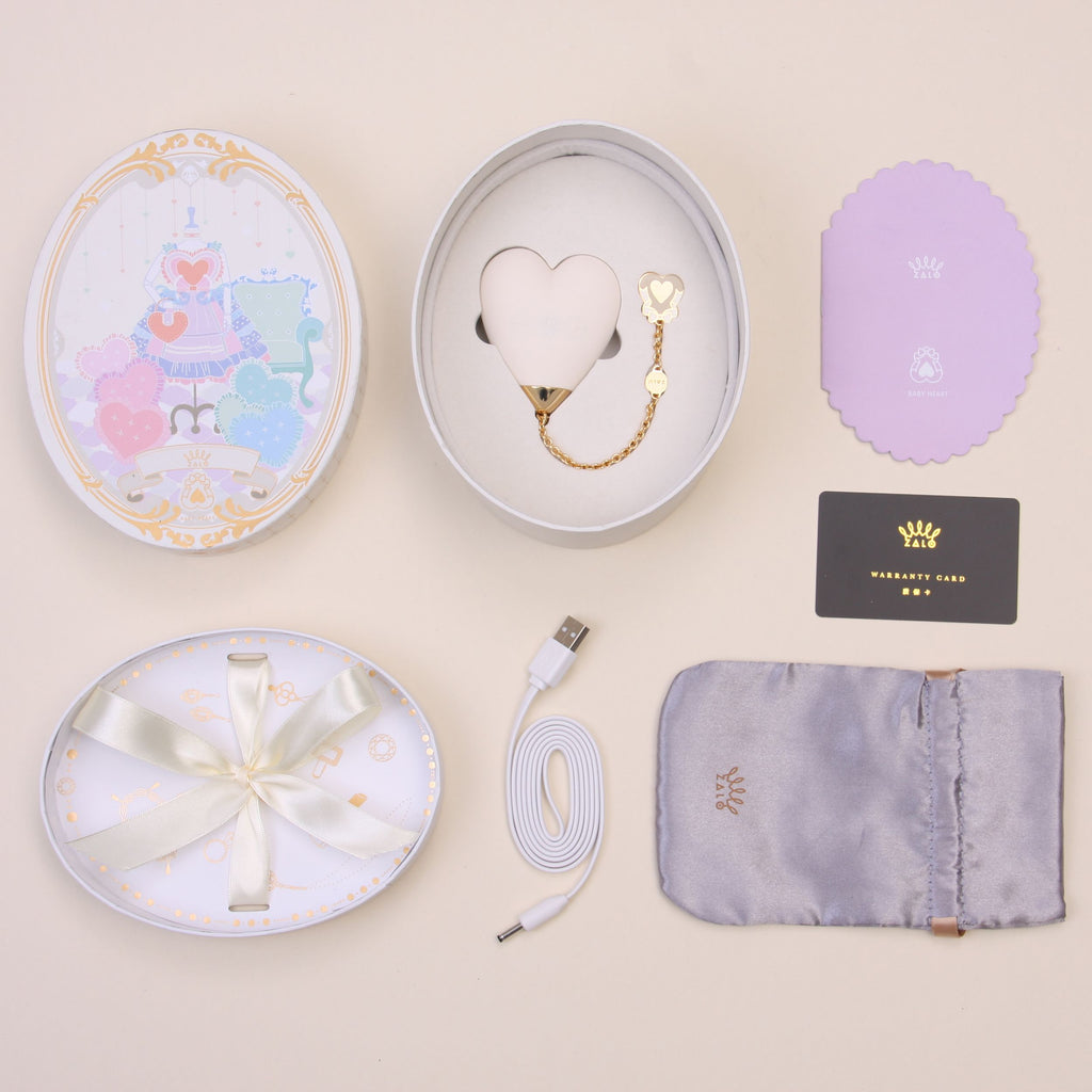 Zalo - Baby Heart Personal Massager - Weiß