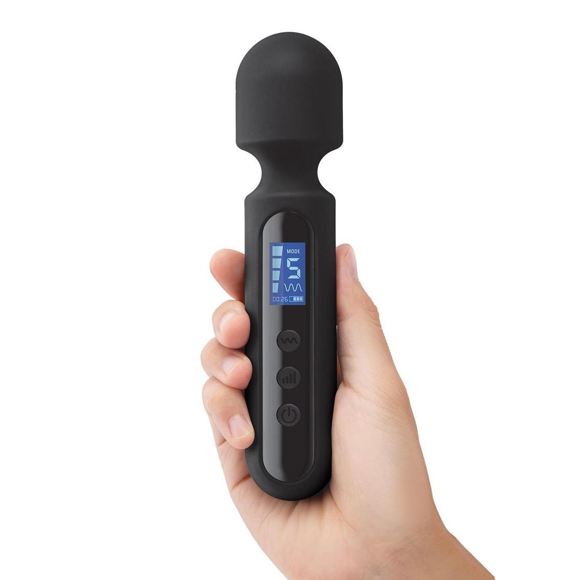 Bodywand - Digi S Massagestab - Kompakter Vibrator mit LED-Display