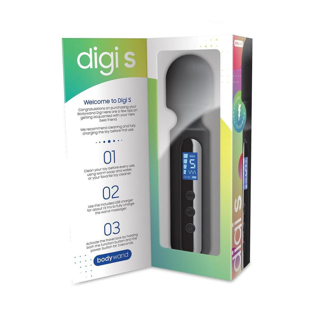 Bodywand - Digi S Massagestab - Kompakter Vibrator mit LED-Display