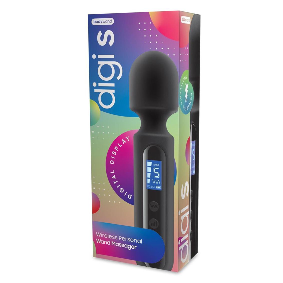 Bodywand - Digi S Massagestab - Kompakter Vibrator mit LED-Display