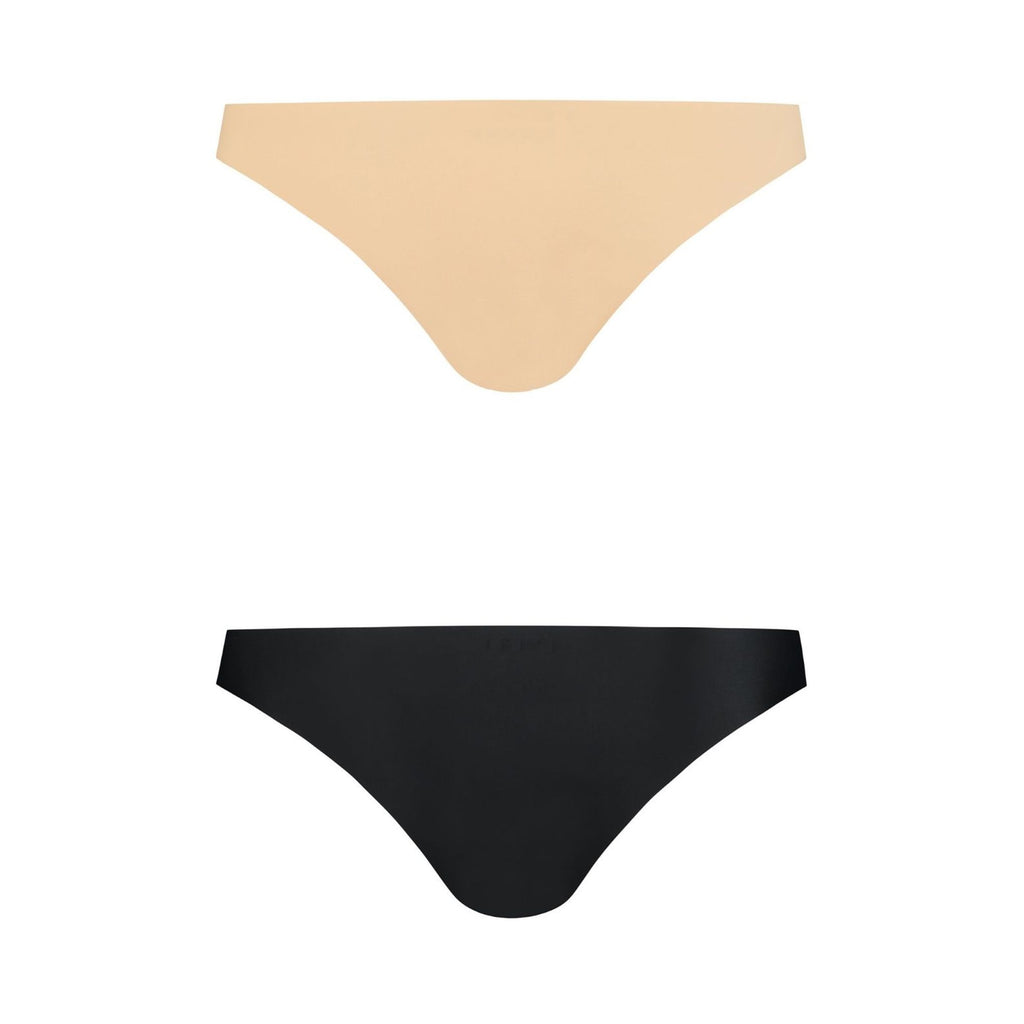 Bye Bra - Invisible Brazilian Nude + Black S