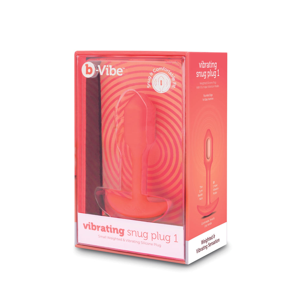 B-Vibe - Vibrating Snug Plug 1 (S) Orange