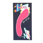 Swan - Mini Wand Vibrator Glow in the Dark - Rosa Silikon Wand