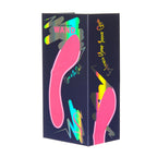 Swan - Mini Wand Vibrator Glow in the Dark - Rosa Silikon Wand