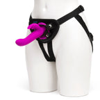 Happy Rabbit - Vibrierendes Strap-On Set - Magenta
