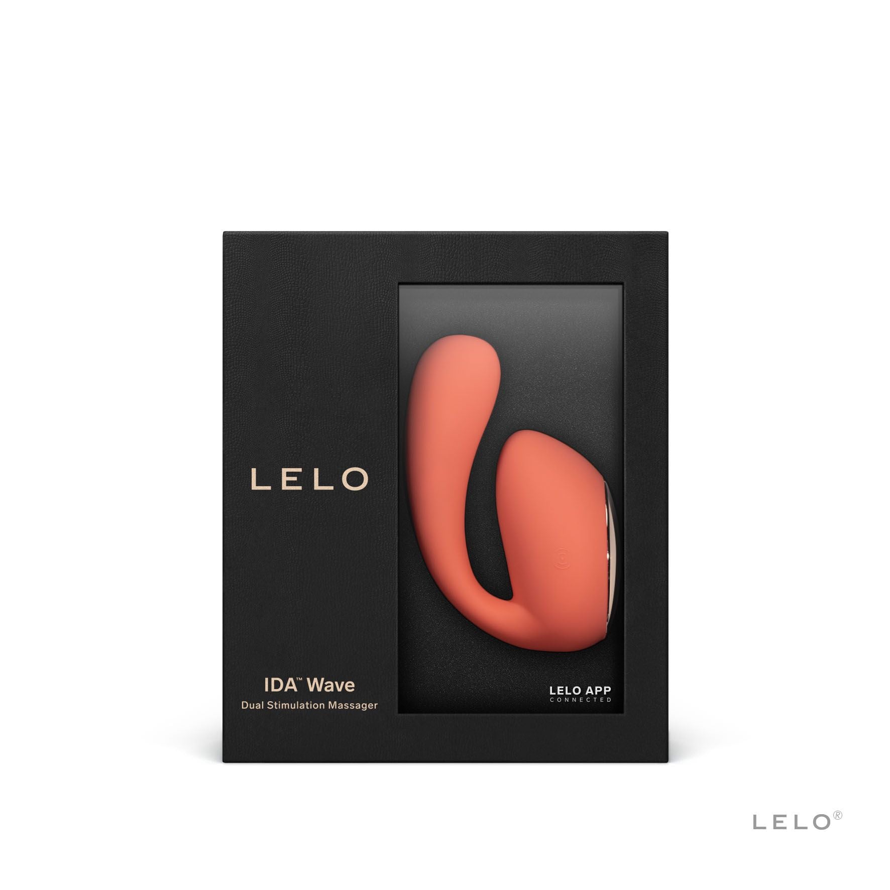 LELO - IDA Wave Dual-Stimulator mit App-Steuerung - Coral Red