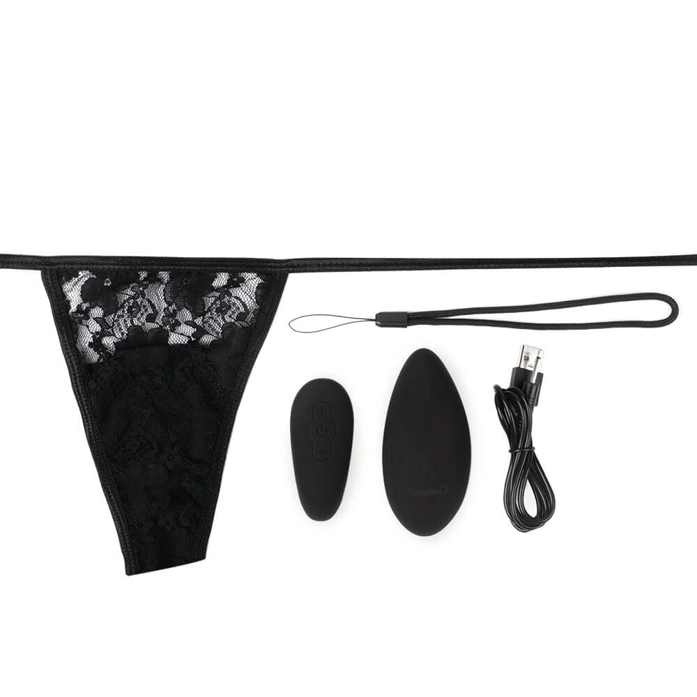 The Screaming O - Premium Ergonomic Panty Vibe Set - Schwarz