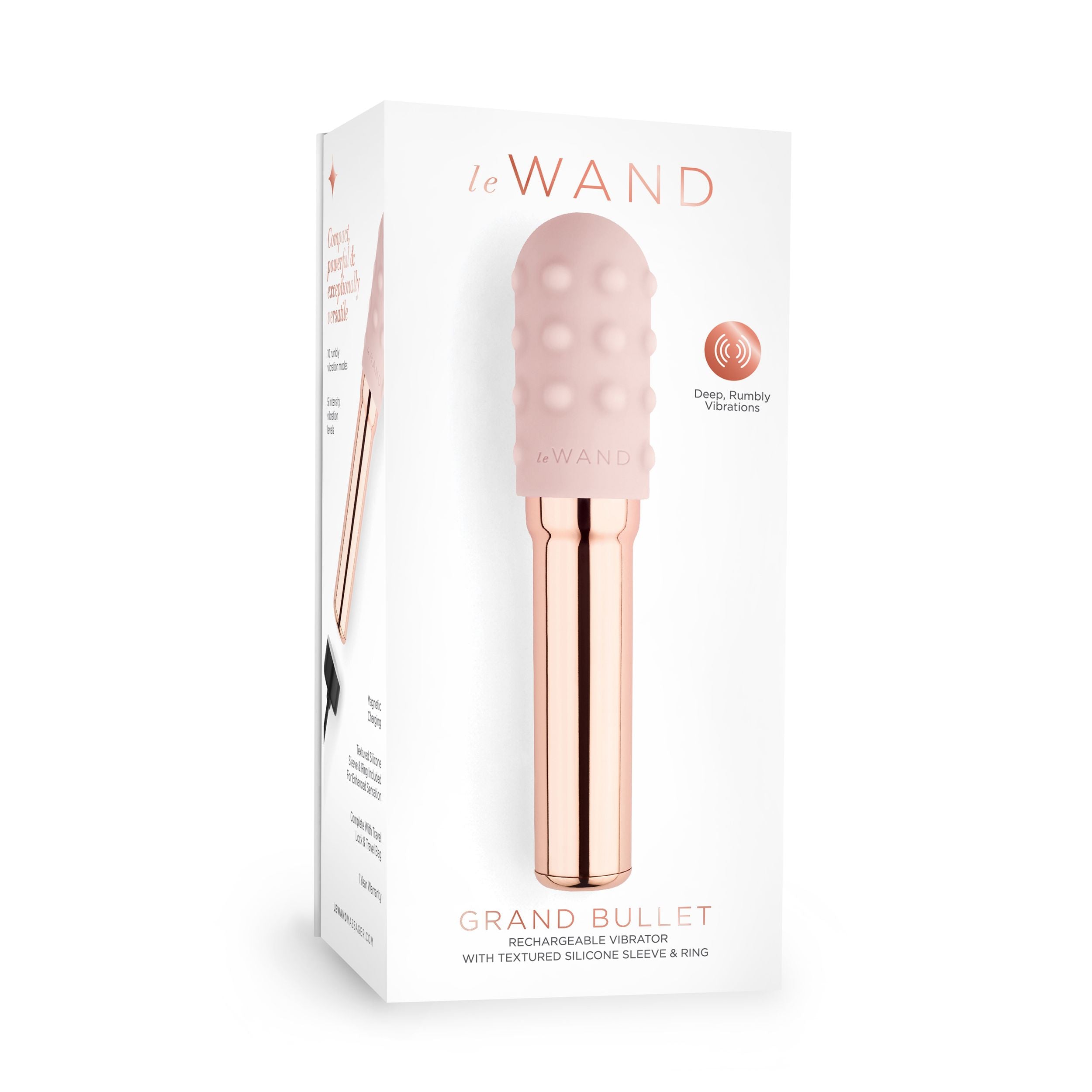 Le Wand - Grand Bullet Aufladbarer Vibrator - Rose Gold