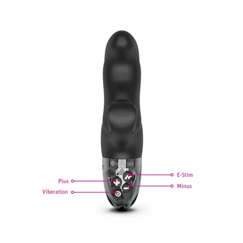 Mystim - Hop Hop Bob eStim Vibrator - Schwarz