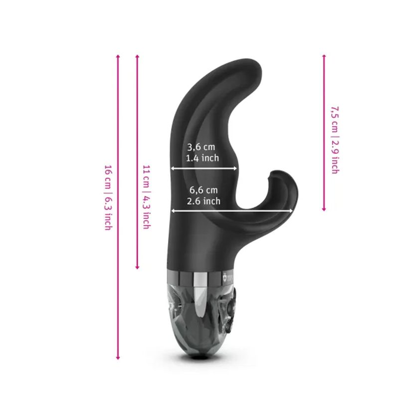 Mystim - Hop Hop Bob eStim Vibrator - Schwarz