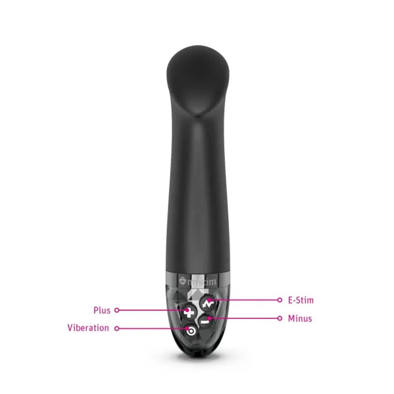 Mystim - Right On Ron eStim Vibrator - G-Punkt-Stimulation mit Vibration und Elektrostimulation