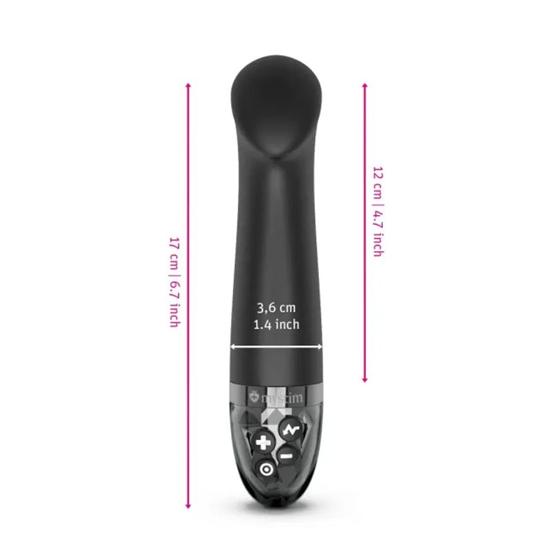 Mystim - Right On Ron eStim Vibrator - G-Punkt-Stimulation mit Vibration und Elektrostimulation