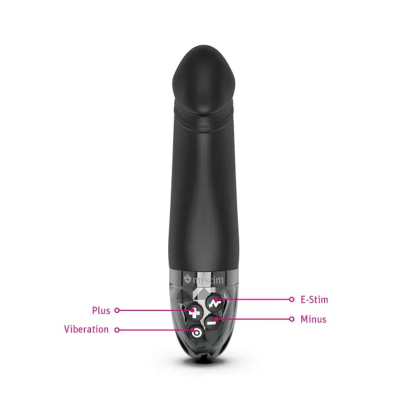 Mystim - Real Deal Neal eStim Vibrator - Schwarz