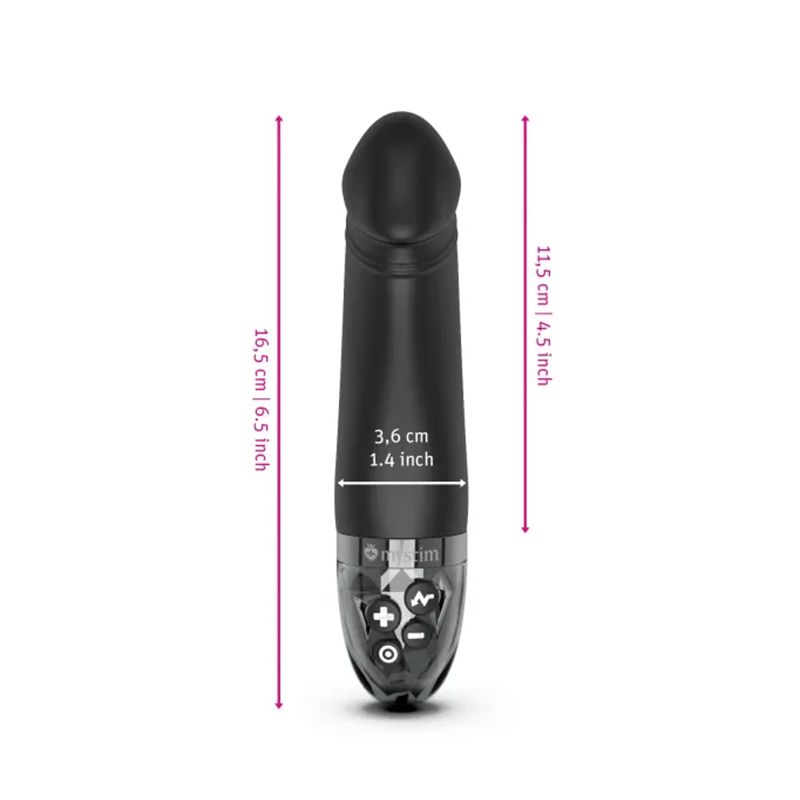 Mystim - Real Deal Neal eStim Vibrator - Schwarz