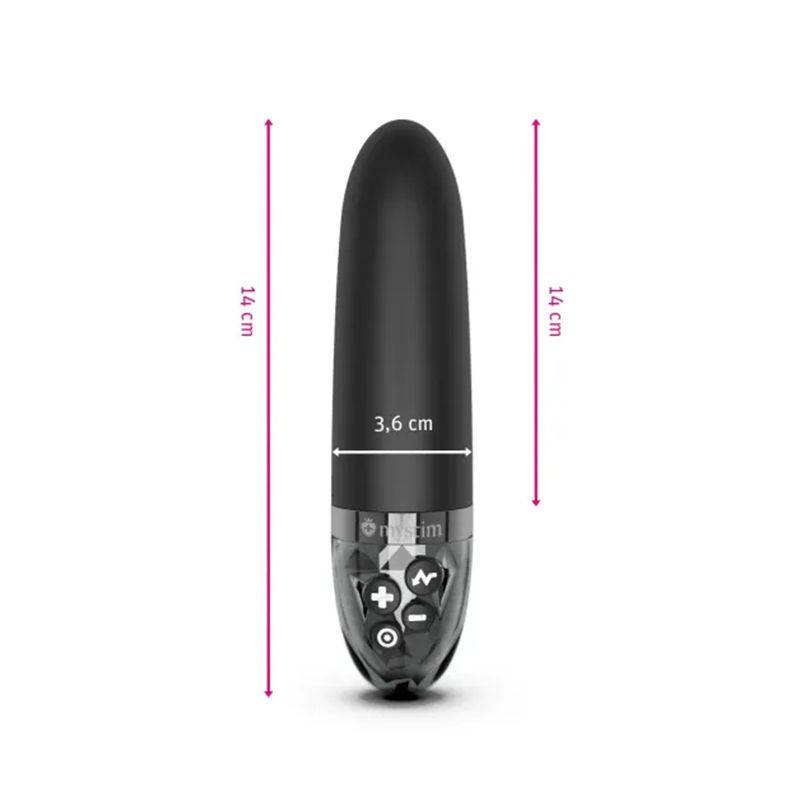 Mystim - Sleek Freak eStim Vibrator - Schwarz