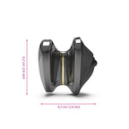 Mystim - Hearts Desire eStim Lay-On Vibrator - Schwarz