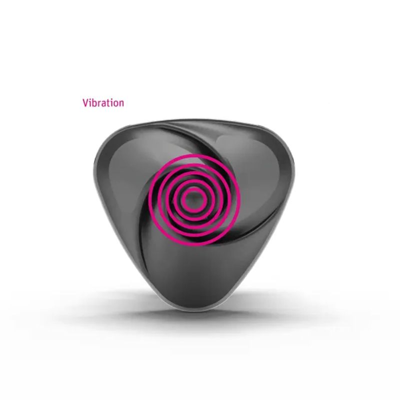 Mystim - Hearts Desire eStim Lay-On Vibrator - Schwarz