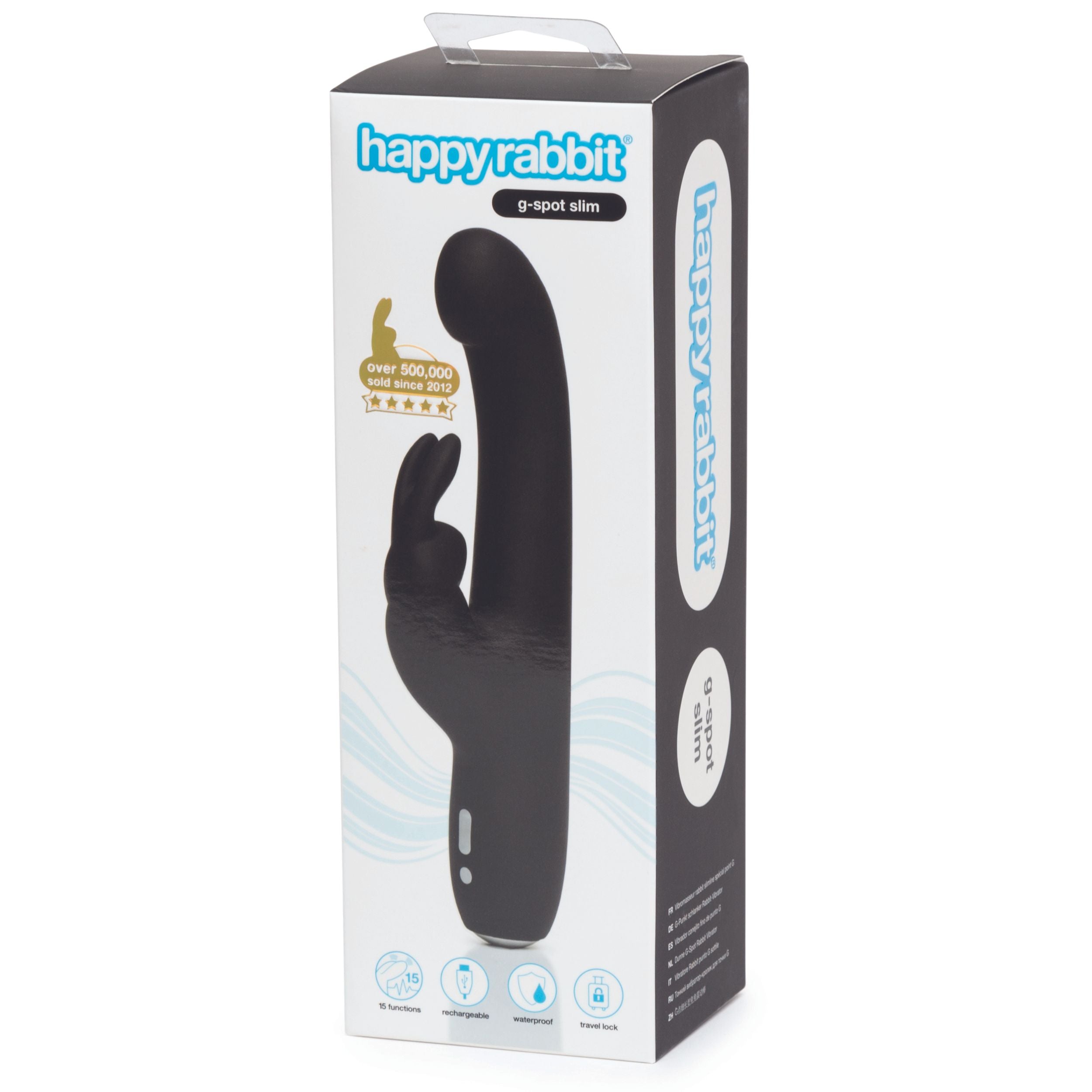 Happy Rabbit - Slimline G-Spot Rabbit Vibrator - Schwarz