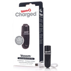 The Screaming O - Charged Vooom Bullet Vibrator - Aufladbar Schwarz
