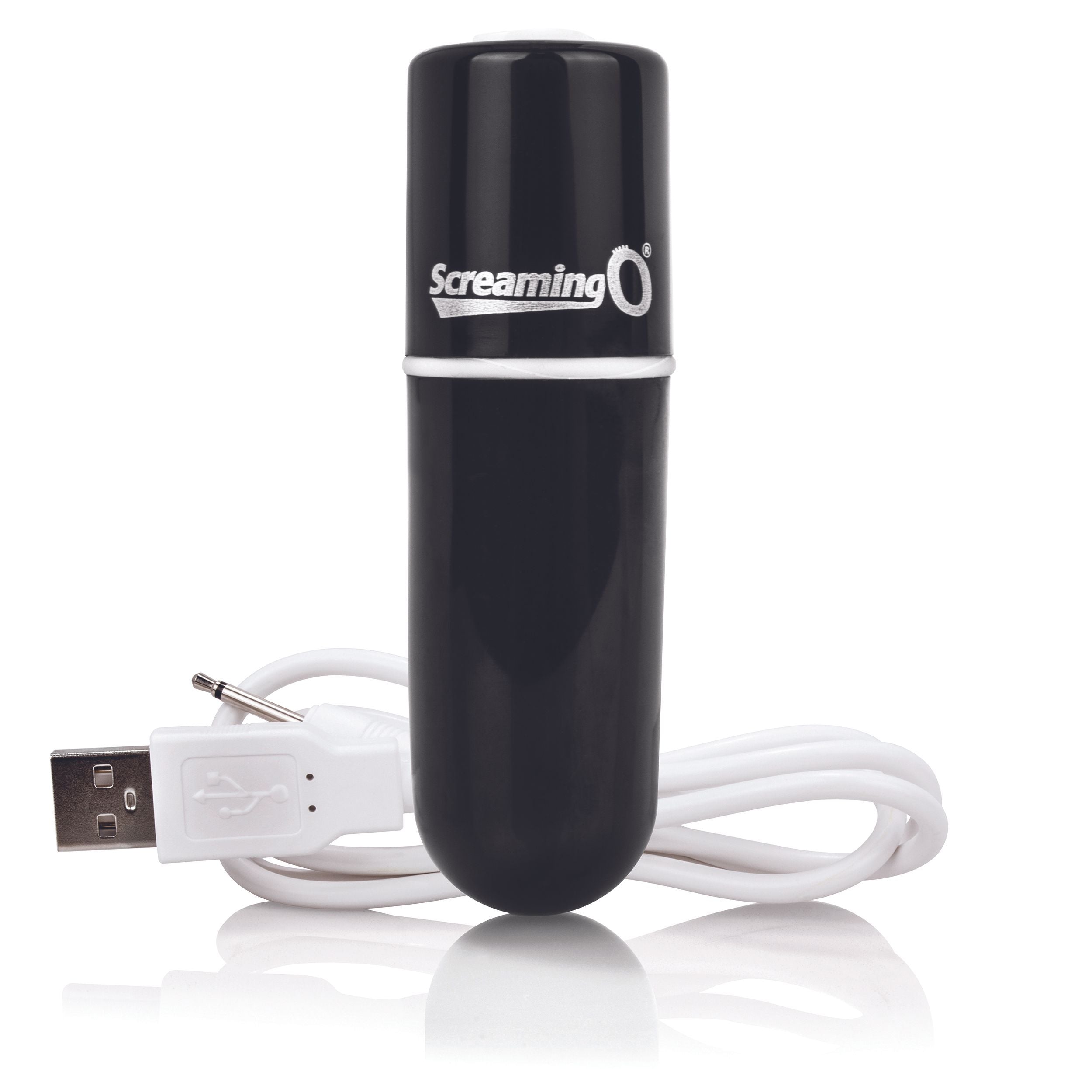 The Screaming O - Charged Vooom Bullet Vibrator - Aufladbar Schwarz
