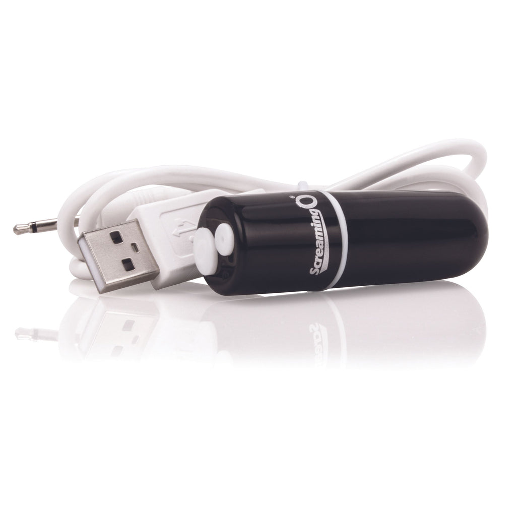 The Screaming O - Charged Vooom Bullet Vibrator - Aufladbar Schwarz
