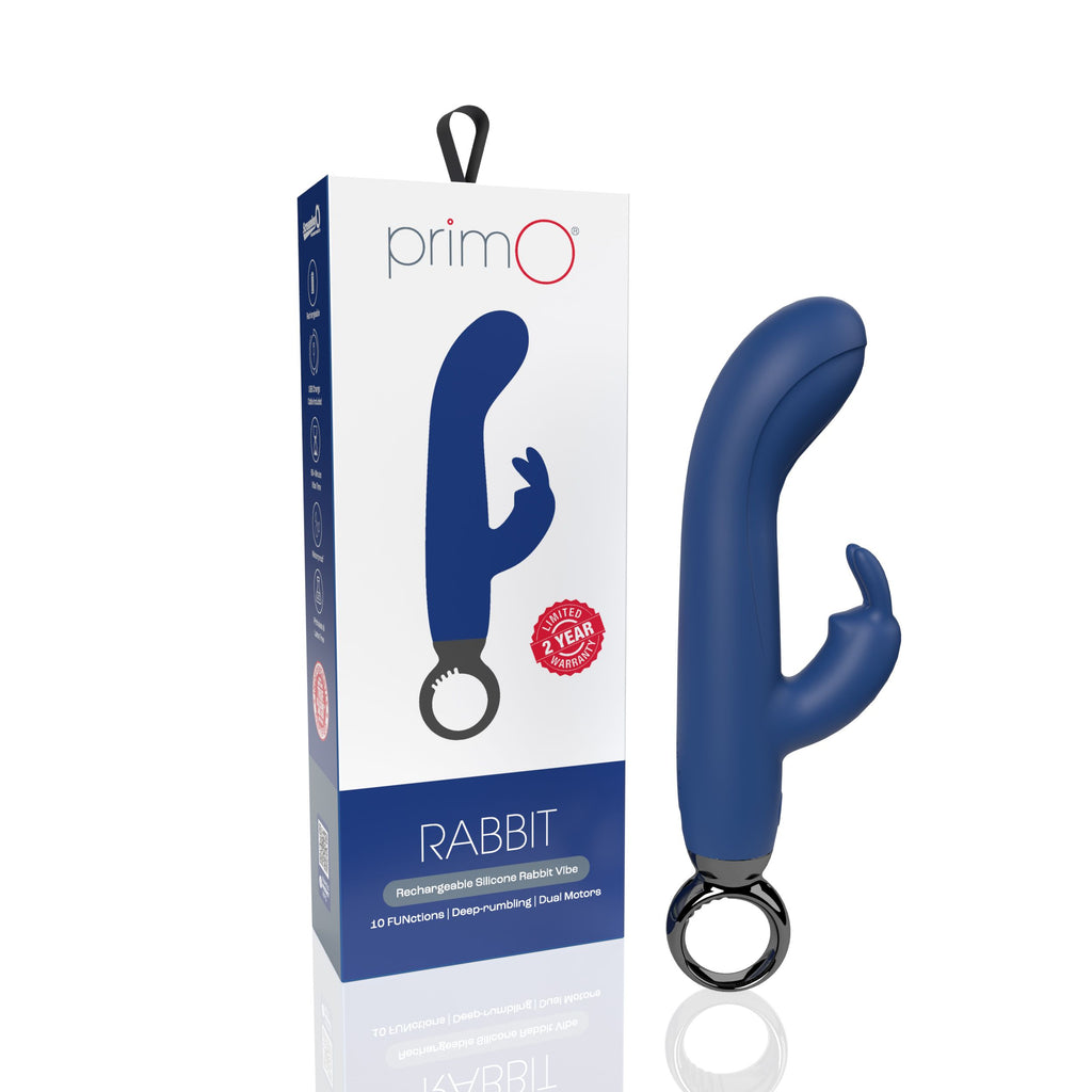 The Screaming O - Primo Rabbit Vibrator - Blau
