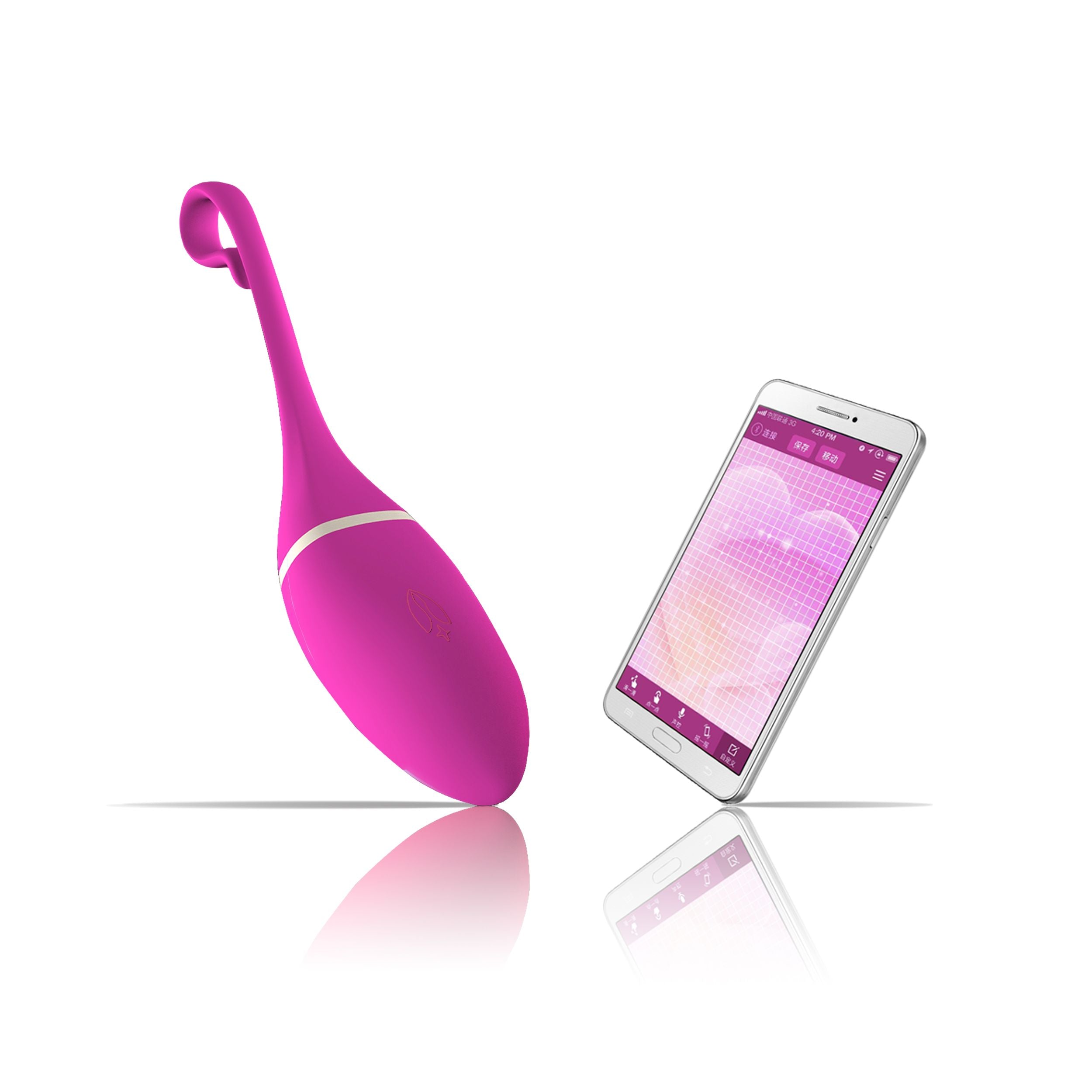 Realov - Irena I App-gesteuerter Vibrator mit Kegel-Trainer - Pink