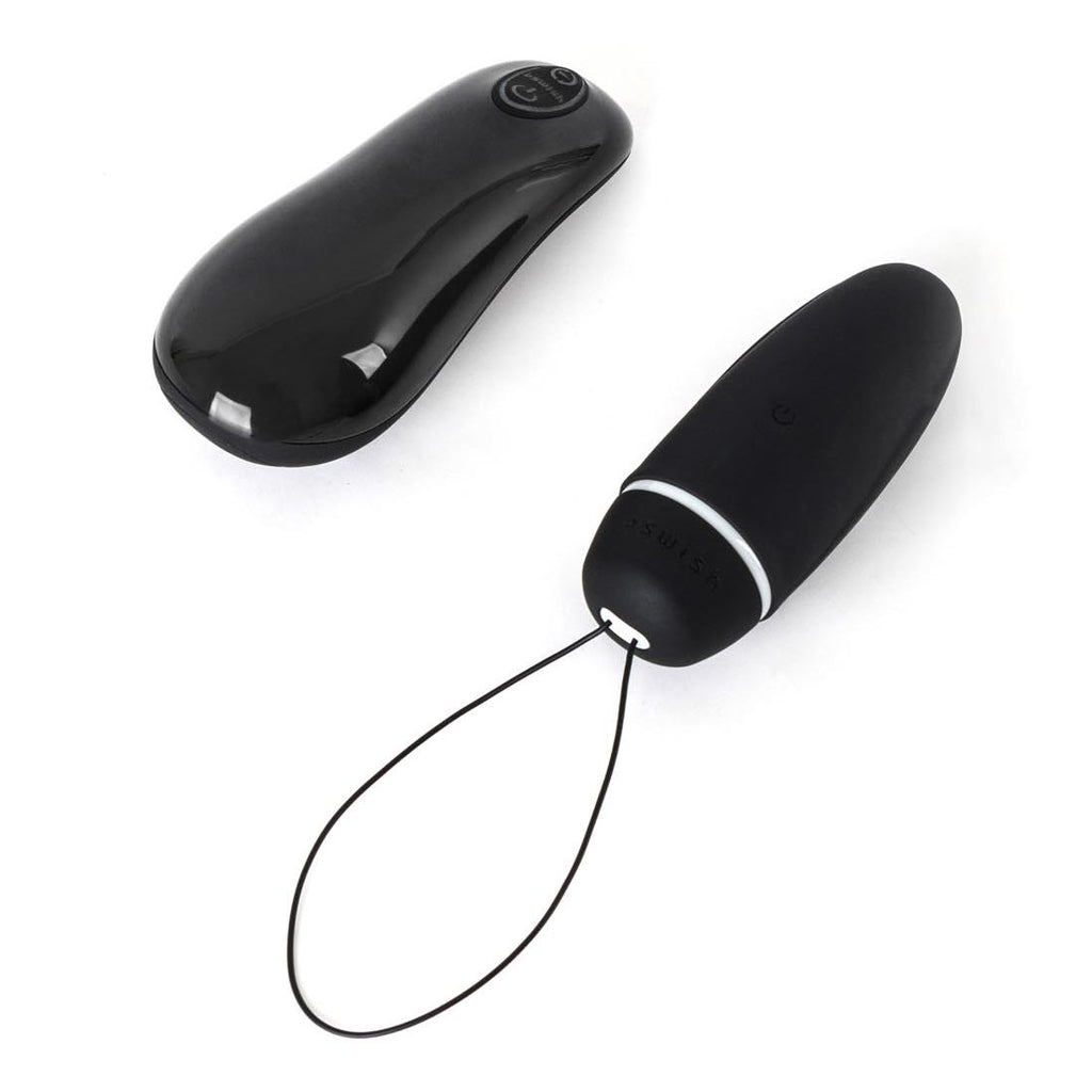 B Swish - bnaughty Deluxe Unleashed Bullet Vibrator mit Fernbedienung - Schwarz
