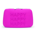 Happy Rabbit – HAPPY Aufbewahrungstasche Mit Reißverschluss – Groß Lila