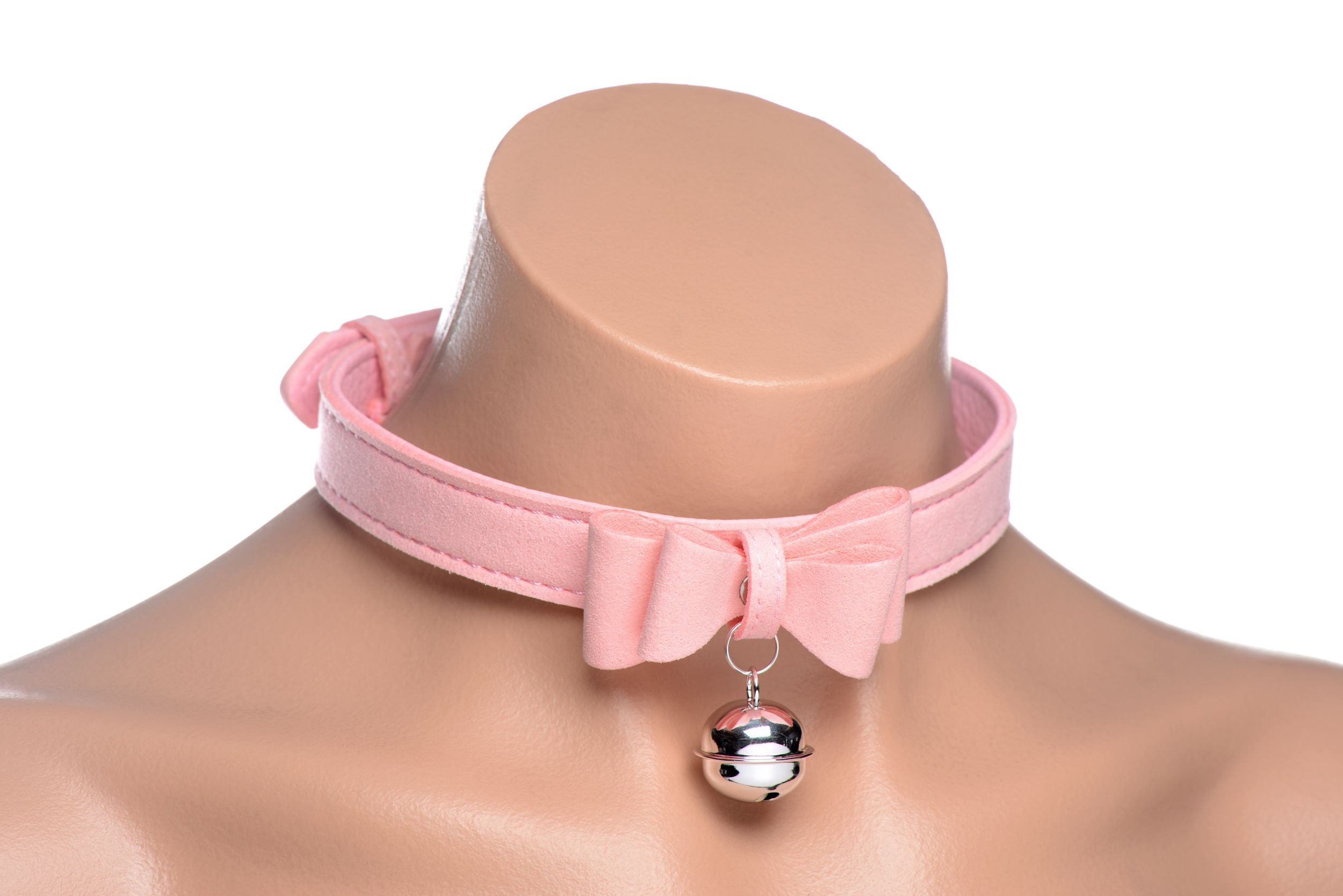 Golden Kitty Halsband mit Katzenglocke - Rosa