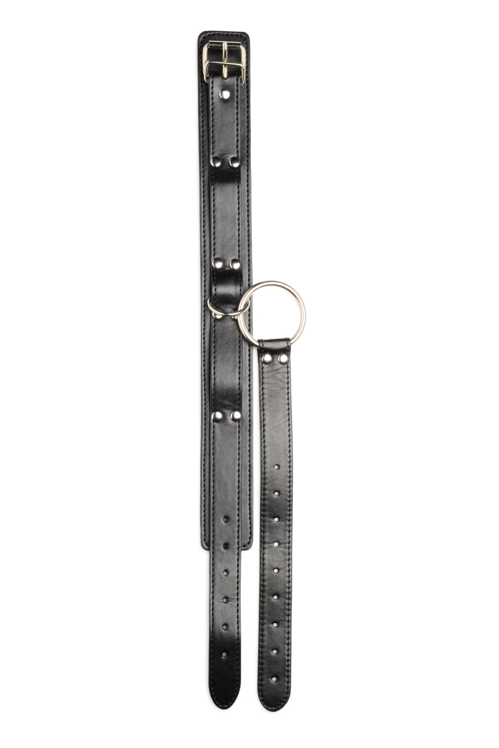 Strict - Halsband mit Manschetten Fessel-Set - Schwarz