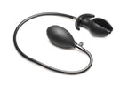 Aufblasbarer Silikon-Analplug - Schwarz