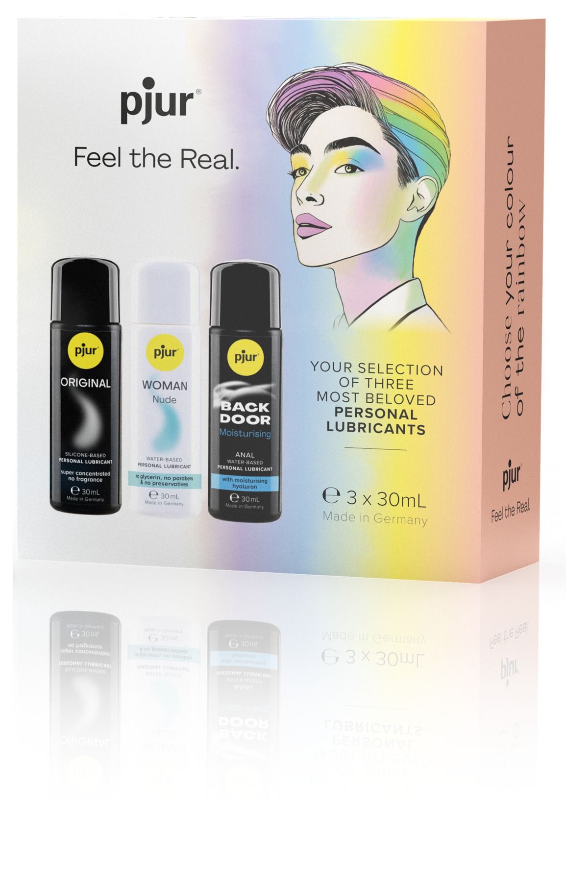 Pjur Pride Box Gleitgel-Set 3x30 ml Reisegrößen