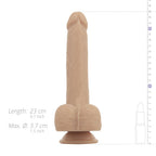 Real Fantasy - Vibrierender Stoßdildo mit Heizfunktion - 21,5 cm
