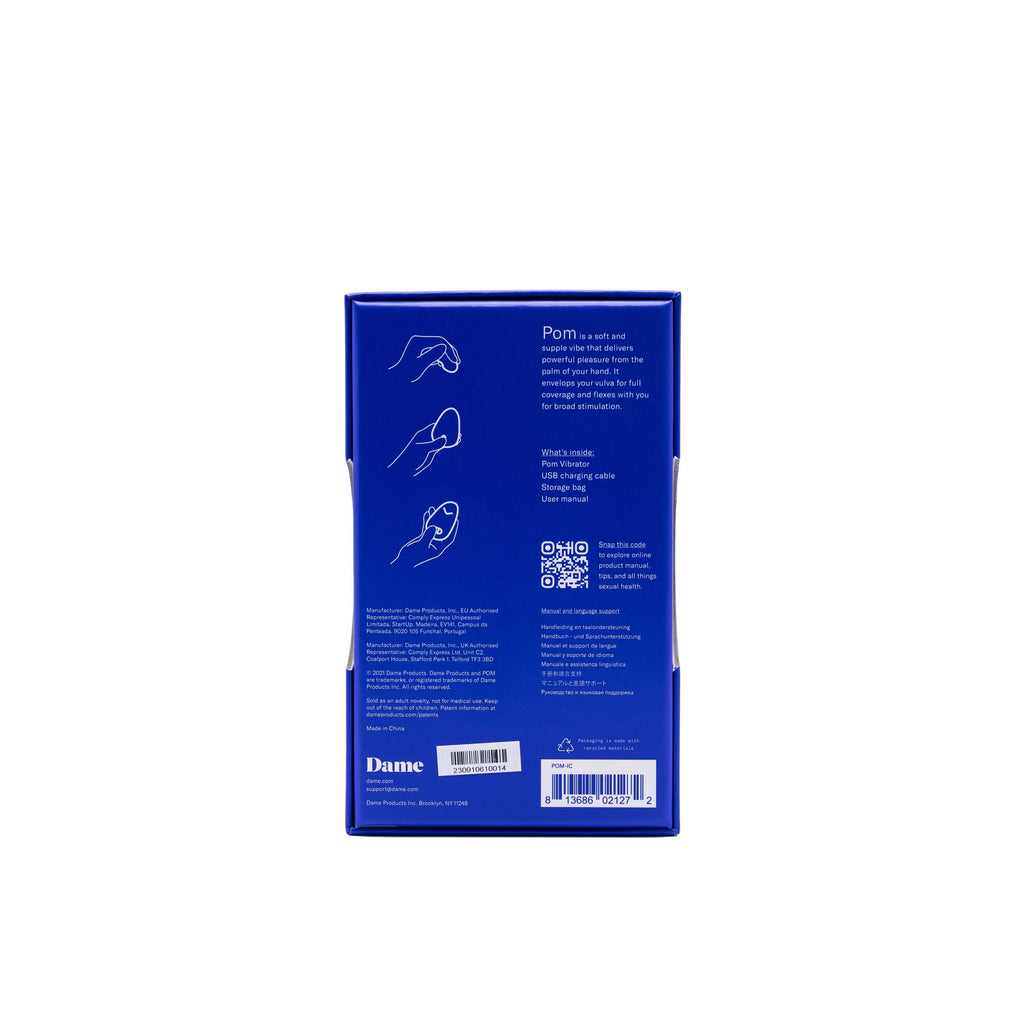 Dame Products - Pom Flexibler Vibrator - Dunkelrot