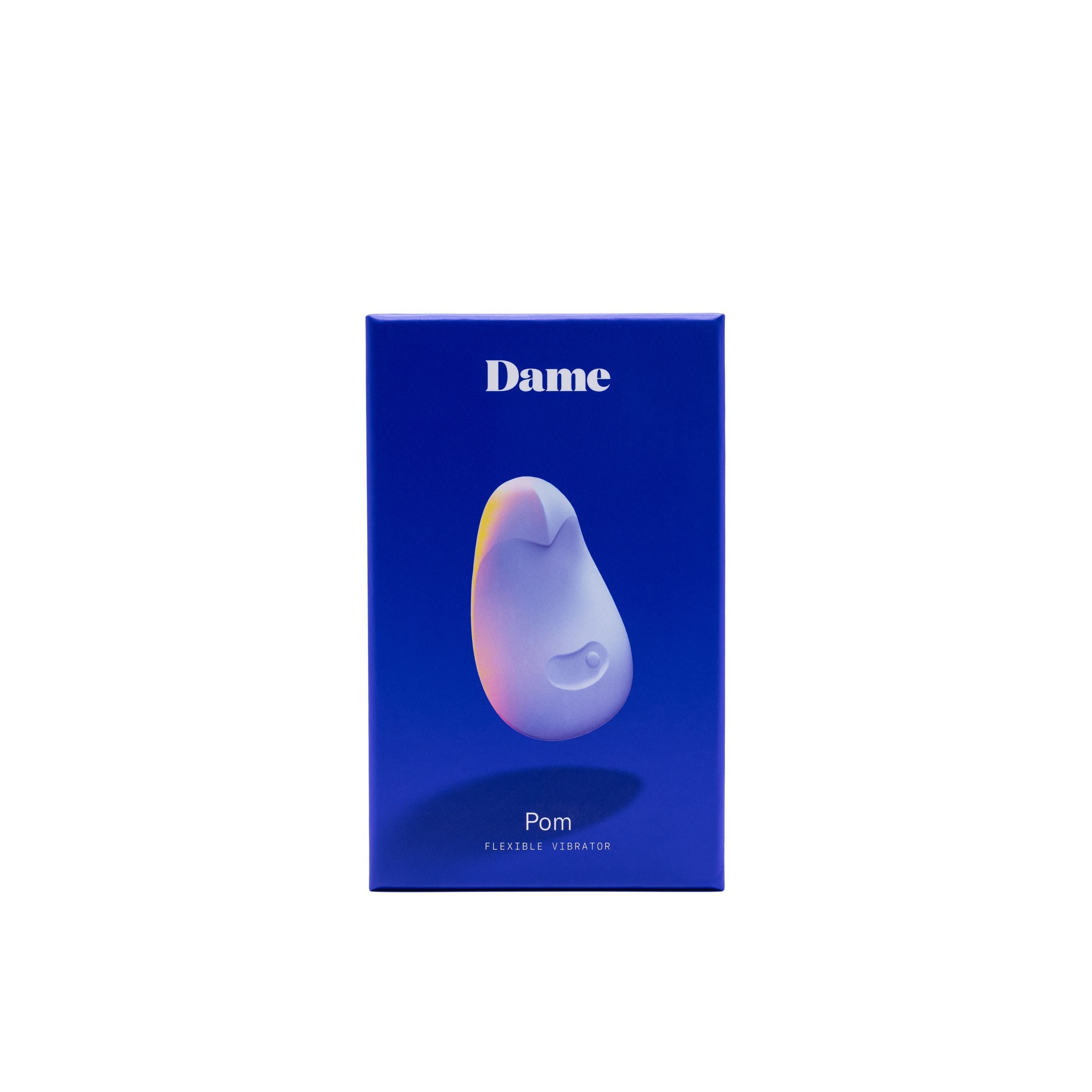 Dame Products - Pom Flexibler Vibrator - Dunkelrot