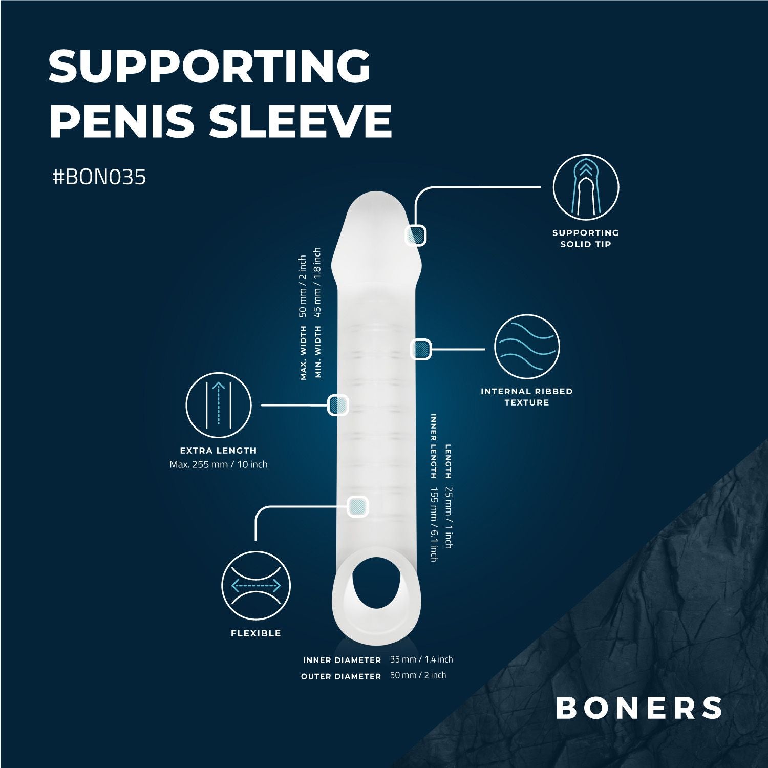 Boners Unterstützende Penishülle