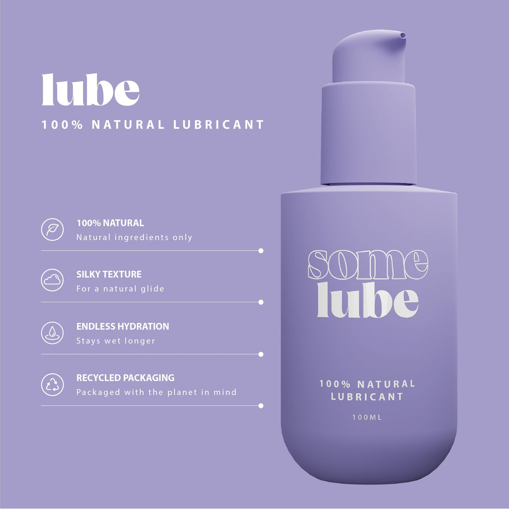 SOME LUBE Natural Gleitgel 100 ml, natürlich, vegan & pH-ausgeglichen