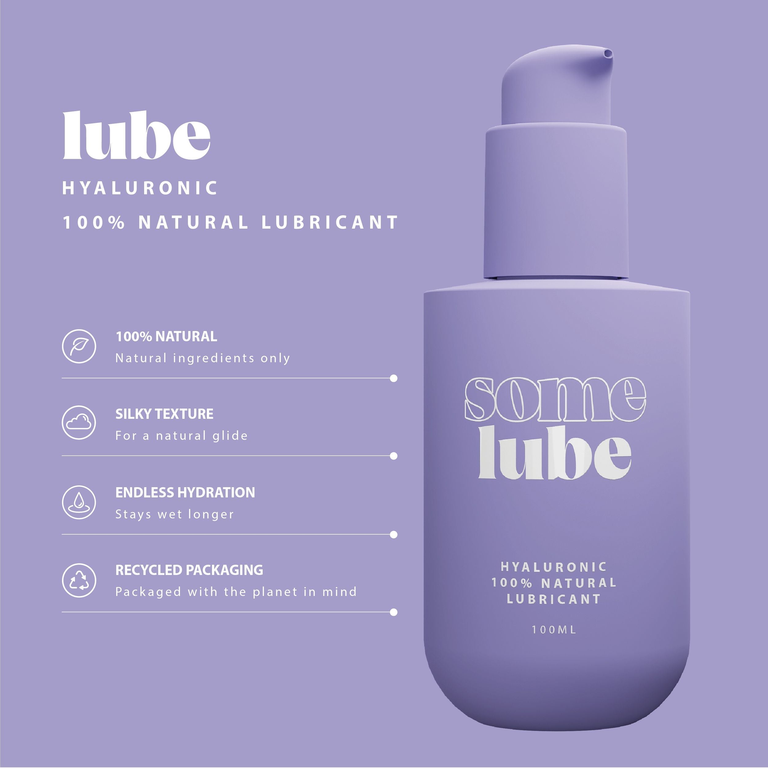 SOME LUBE Hyaluron-Gleitgel - 100 ml