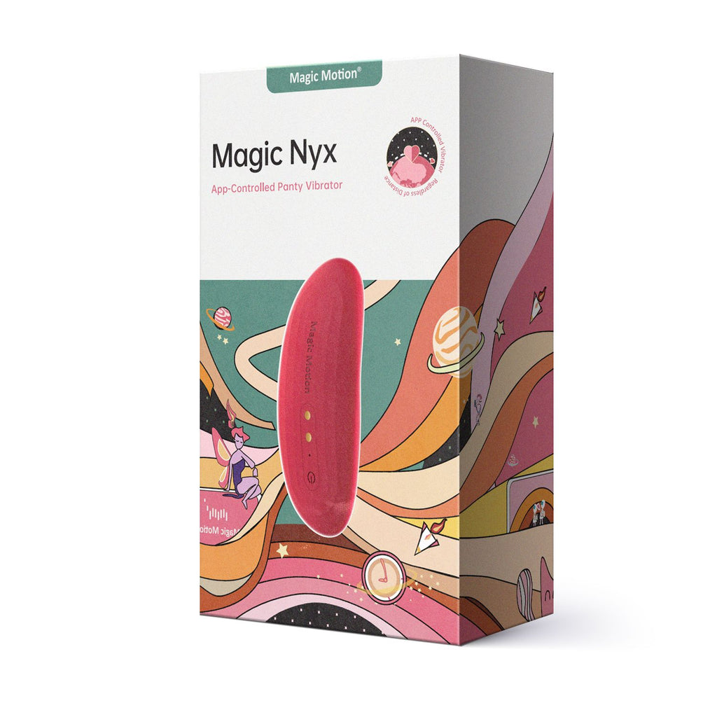 Magic Motion - App-gesteuerter Panty-Vibrator Nyx - Rot