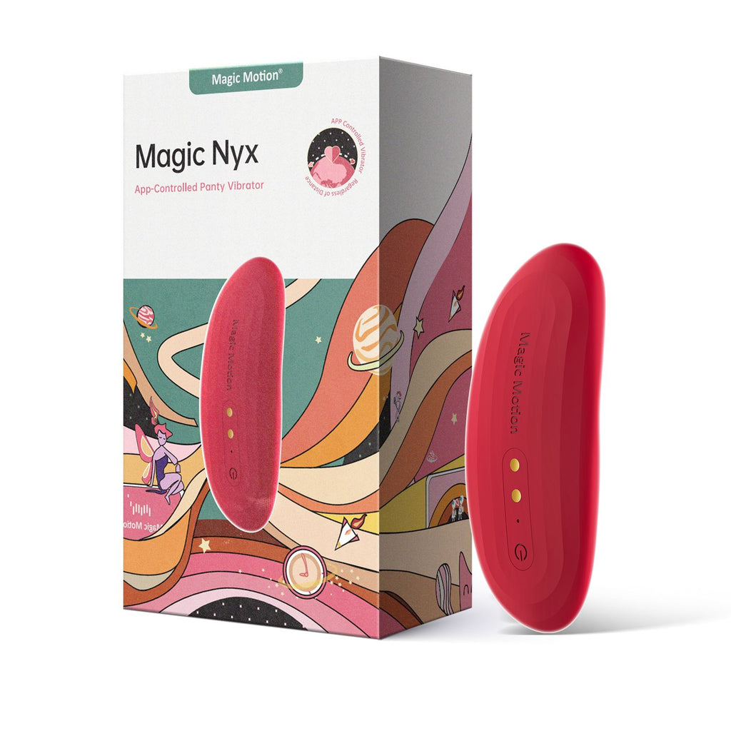 Magic Motion - App-gesteuerter Panty-Vibrator Nyx - Rot