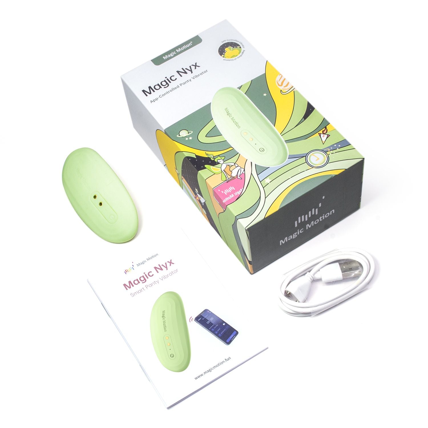 Magic Motion - App-gesteuerter Panty-Vibrator Nyx - Rot