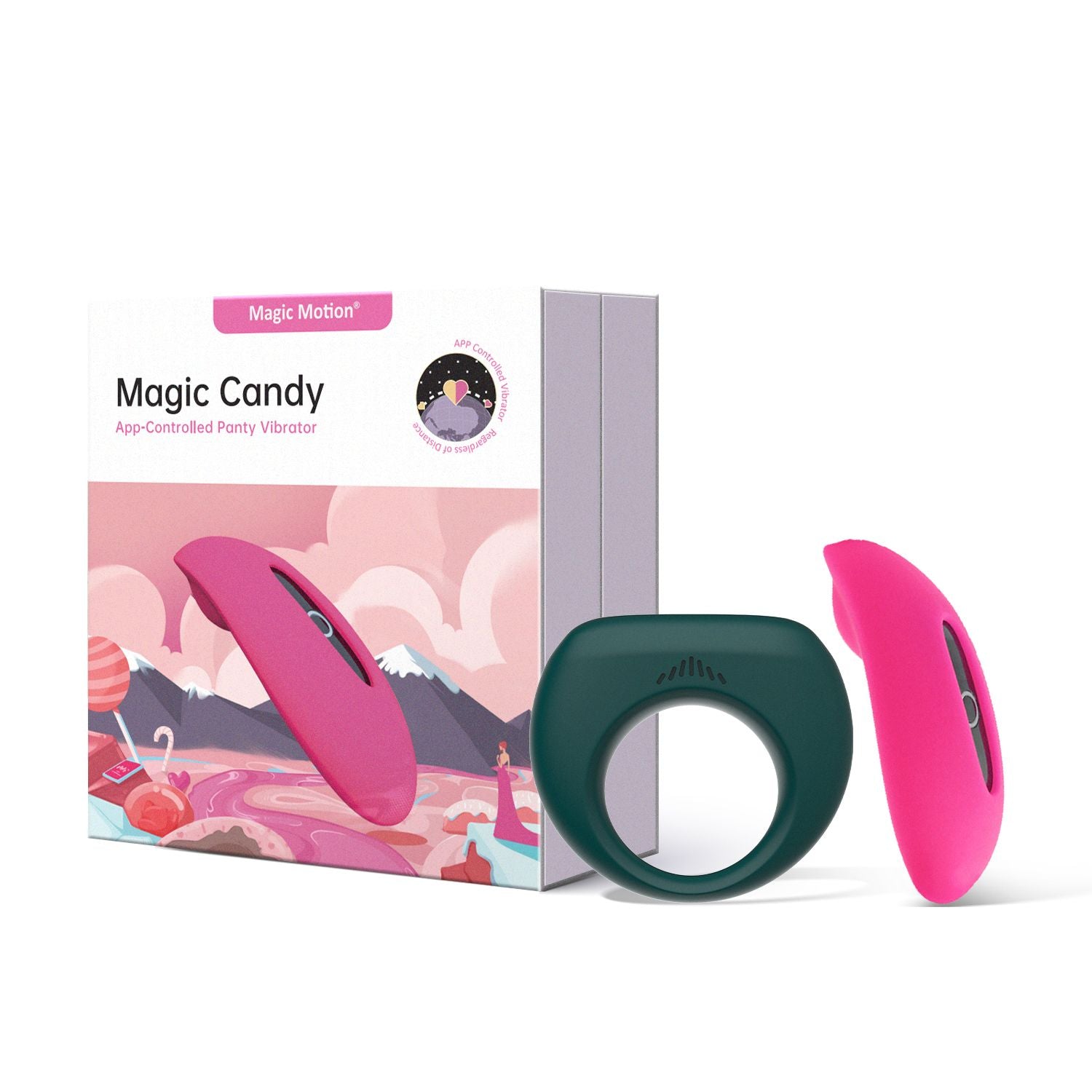 Magic Motion - Magic Candy und Dante Kit II - Vibrator und Cockring mit App-Steuerung