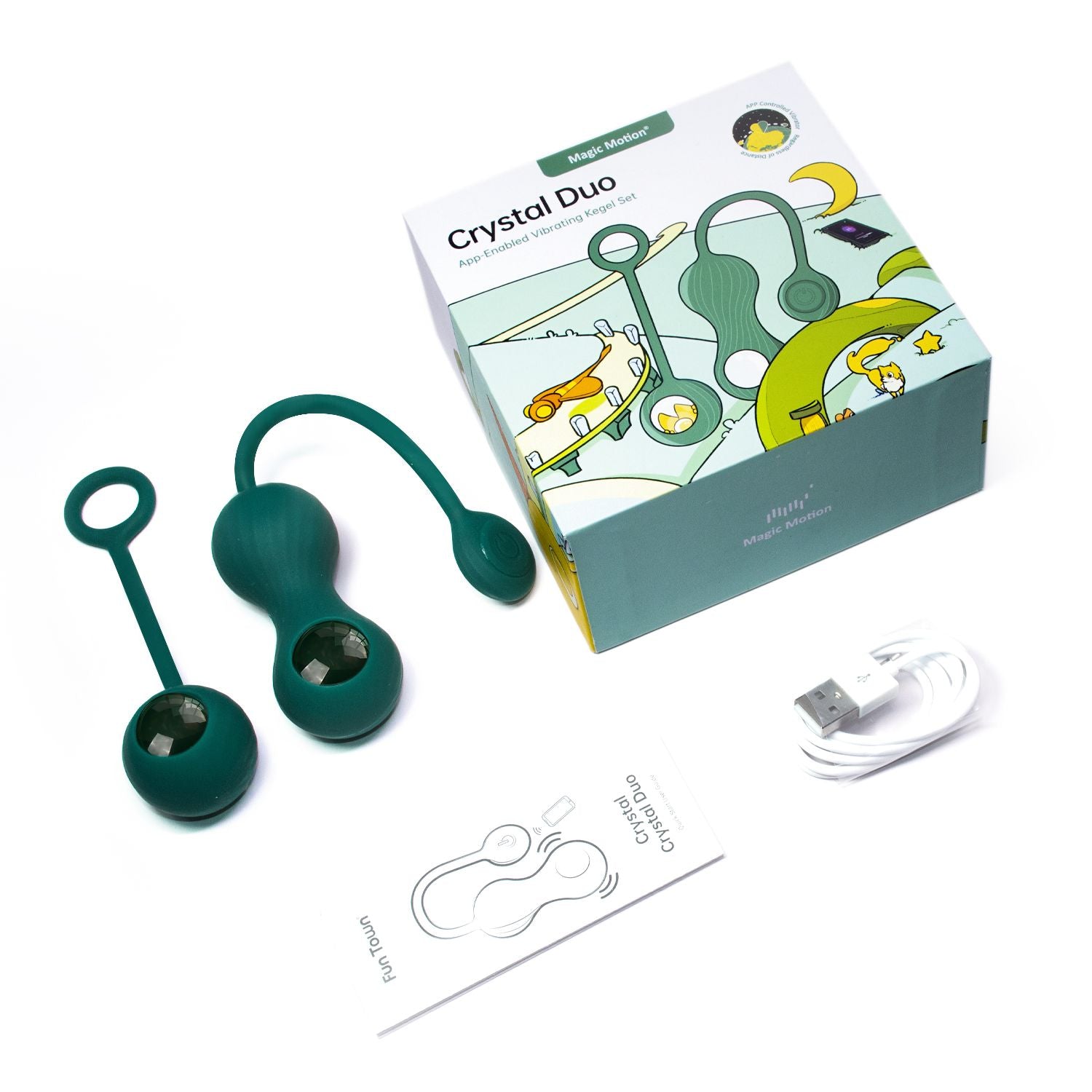 Magic Motion - Duo Smart Kegel-Vibrator mit Gewichten - Grün